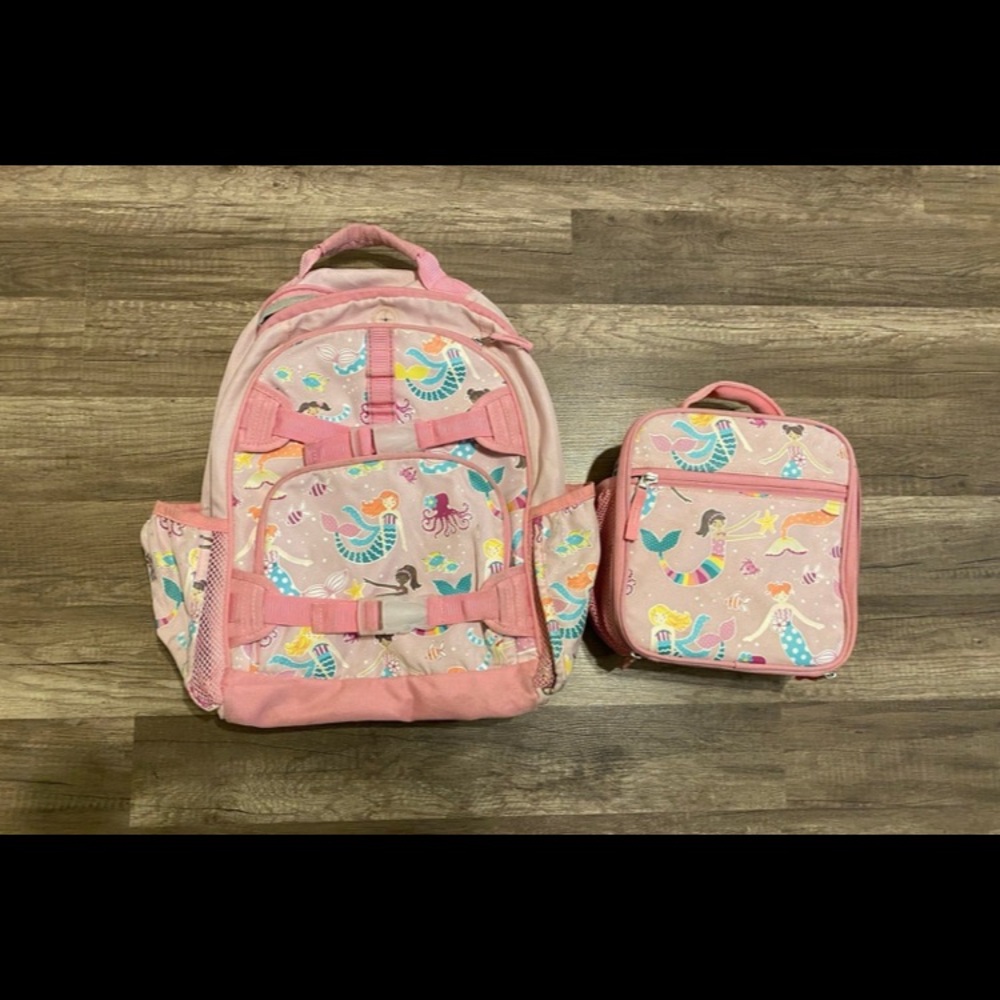 Pottery barn kids book bag and lunch box!